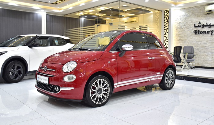 Fiat 500 ( 2019 Model ) in Red Color GCC Specs