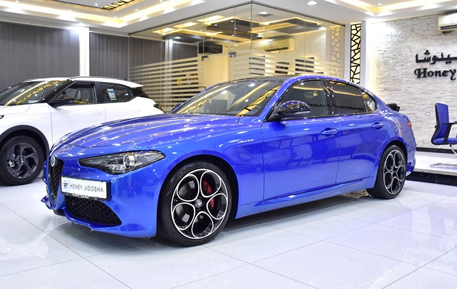 Alfa Romeo Giulia Q2 Veloce ( 2023 Model ) in Blue Color GCC Specs