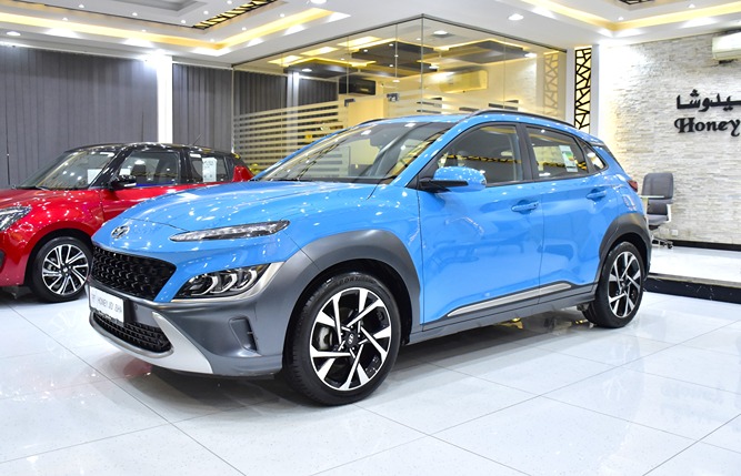 Hyundai Kona 2.0L ( 2023 Model ) in Blue Color GCC Specs