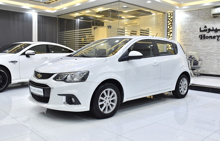 Chevrolet Aveo ( 2019 Model ) in White Color GCC Specs
