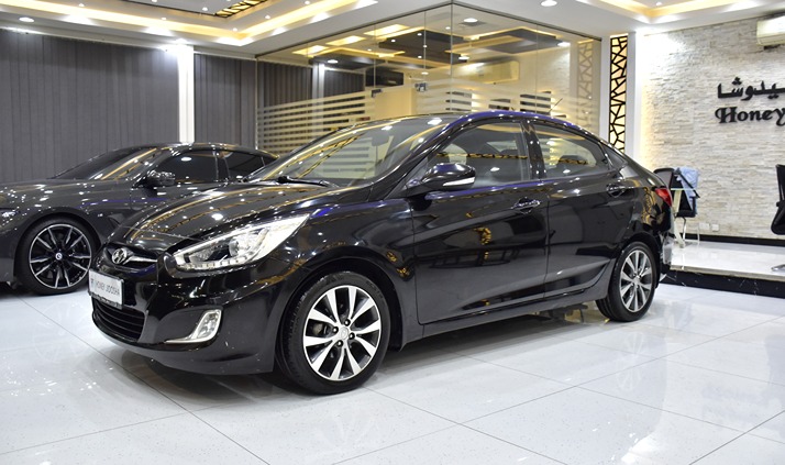 Hyundai Accent 1.6L ( 2014 Model ) in Black Color GCC Specs