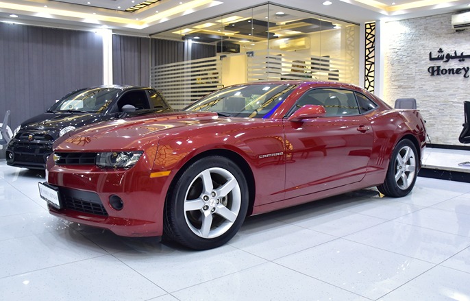 Chevrolet Camaro ( 2015 Model ) in Red Color GCC Specs