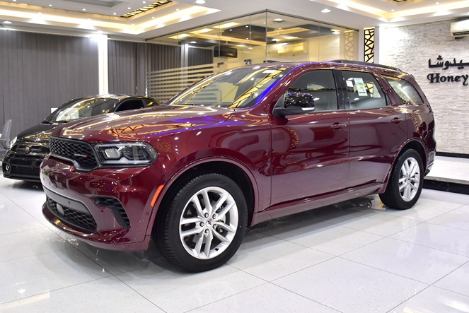 Dodge Durango GT ( 2024 Model ) in Red Color GCC Specs