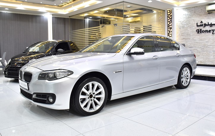 BMW 520i ( 2015 Model ) in Silver Color GCC Specs