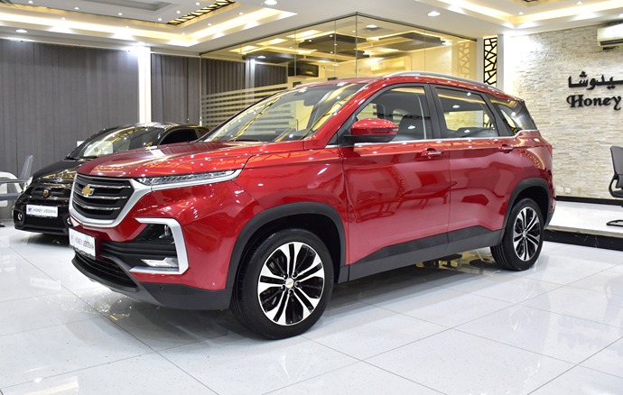 Chevrolet Captiva Premier ( 2023 Model ) in Red Color GCC Specs