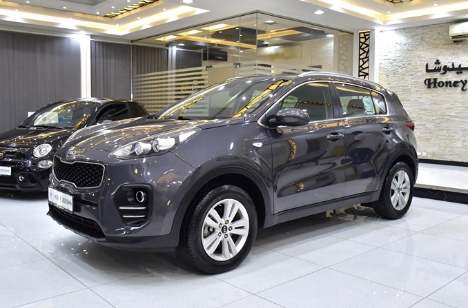 KIA Sportage 1.6L ( 2017 Model ) in Grey Color GCC Specs