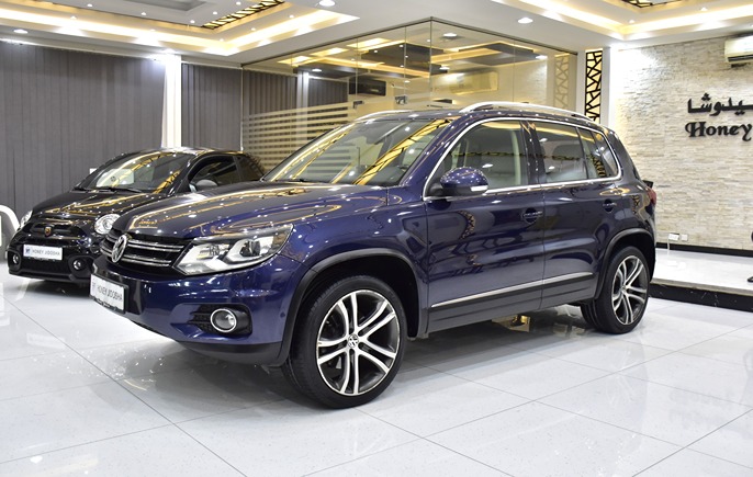 Volkswagen Tiguan 2.0TSi ( 2016 Model ) in Blue Color GCC Specs