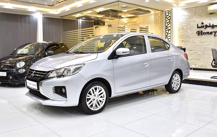 Mitsubishi Attrage ( 2022 Model ) in Silver Color GCC Specs