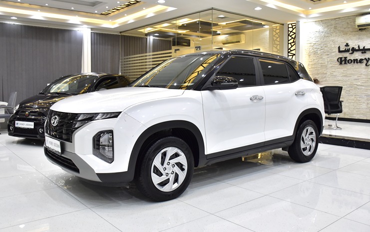 Hyundai Creta ( 2024 Model ) in Whtie Color GCC Specs