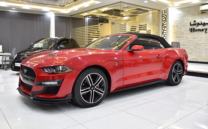 Ford Mustang ECOBoost ( 2017 Model ) in Red Color American Specs