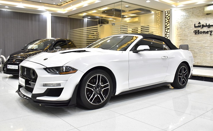 Ford Mustang ECOBoost ( 2020 Model ) in White Color American Specs