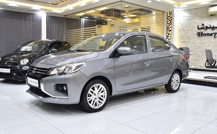 Mitsubishi Attrage ( 2022 Model ) in Grey Color GCC Specs