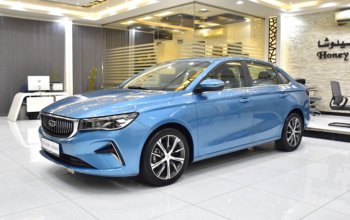 Geely Emgrand ( 2024 Model ) in Blue Color GCC Specs